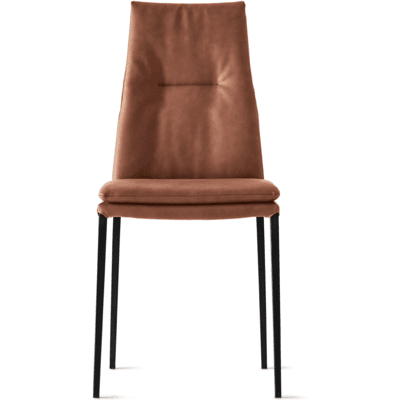 Calligaris Carmen Stol Matt Svart / Tobakk Calligaris Carmen Stol Matt Svart / Tobakk
