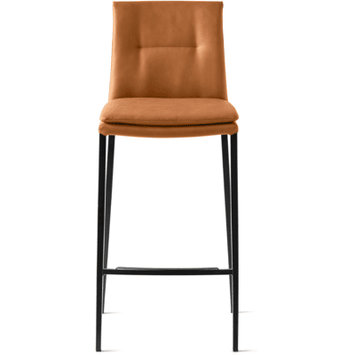 Calligaris Carmen Barkrakk Matt Svart / Cognac Calligaris Carmen Barkrakk Matt Svart / Cognac