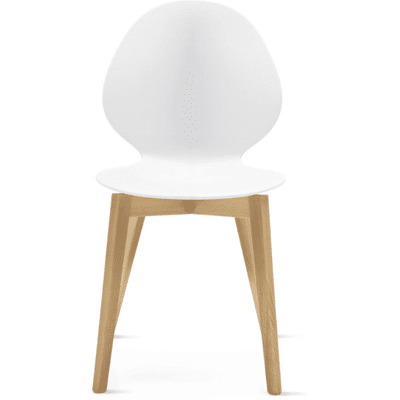 Calligaris Basil Stol Naturlig Eik Ask / Matt Optisk Hvit Calligaris Basil Stol Naturlig Eik Ask / Matt Optisk Hvit