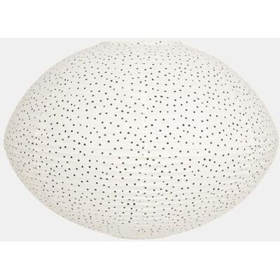 OYOY Moyo Lampeskjerm H44 Cm Offwhite/sort OYOY Moyo Lampeskjerm H44 Cm Offwhite/sort