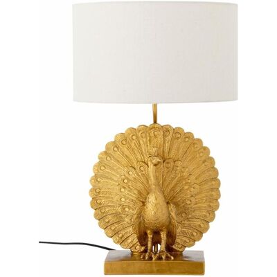 Bloomingville Peacock Bordlampe Gull Bloomingville Peacock Bordlampe Gull