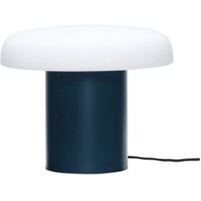 Hübsch Mørkeblå Håndlaget Bordlampe - Bordlampe Hübsch Mørkeblå Håndlaget Bordlampe - Bordlampe