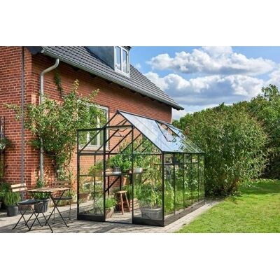 Halls Qube Drivhus - 6,4m² Holdbart Aluminium Ramme Halls Qube Drivhus - 6,4m² Holdbart Aluminium Ramme