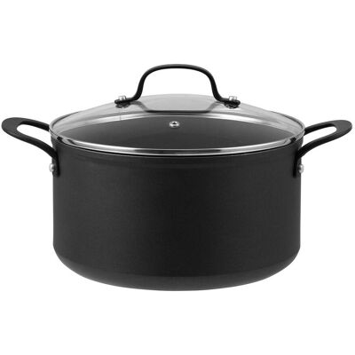 Pillivuyt Arc Gryte Med Glasslokk Sort - 5,5 Liter Pillivuyt Arc Gryte Med Glasslokk Sort - 5,5 Liter