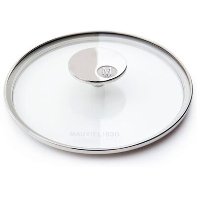 Mauviel M'360 Glasslokk Klar/stål - 18 Cm Mauviel M'360 Glasslokk Klar/stål - 18 Cm