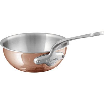 Mauviel M'6s Sauté Pan Buttet Kobber / Stål 3.2l Mauviel M'6s Sauté Pan Buttet Kobber / Stål 3.2l