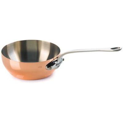 Mauviel M'150s Sauté Pan Lubben Kobber / Stål - 3,2 Liter Mauviel M'150s Sauté Pan Lubben Kobber / Stål - 3,2 Liter