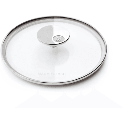Mauviel M'360 Glasslokk Dia 24 Cm Klar/stål Mauviel M'360 Glasslokk Dia 24 Cm Klar/stål