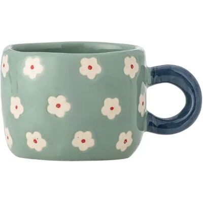Bloomingville Nini Kopp Blå Blomster 100 Ml Bloomingville Nini Kopp Blå Blomster 100 Ml