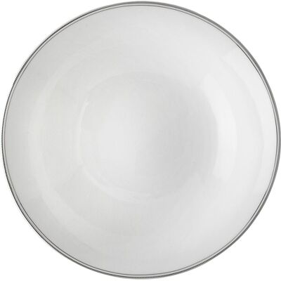 Wik & Walsøe Fnugg Dyp Tallerken 20cm Hvit/sølv Wik & Walsøe Fnugg Dyp Tallerken 20cm Hvit/sølv