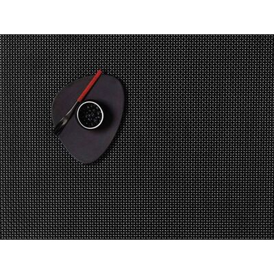 Chilewich Servise Basketweave Black 4stk Chilewich Servise Basketweave Black 4stk