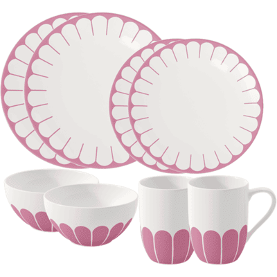 Villeroy & Boch Fleur Cassis Servisepakke 8 Deler Villeroy & Boch Fleur Cassis Servisepakke 8 Deler