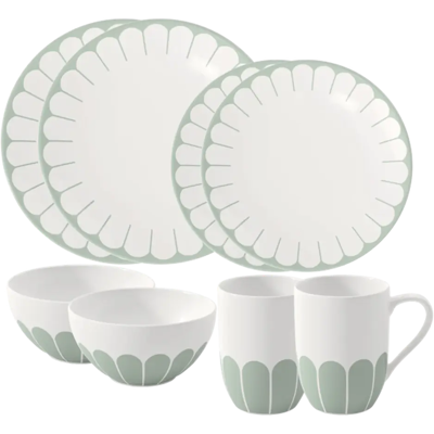 Villeroy & Boch Fleur Vert Servisepakke 8 Deler Villeroy & Boch Fleur Vert Servisepakke 8 Deler