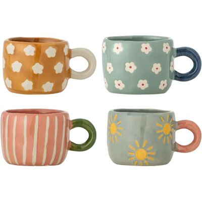 Bloomingville Nini Kopp 4 Stk Multi Bloomingville Nini Kopp 4 Stk Multi