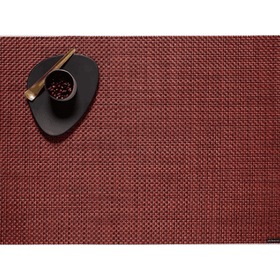 Chilewich Spisebrikke Basketweave Pomegranate 4stk Chilewich Spisebrikke Basketweave Pomegranate 4stk