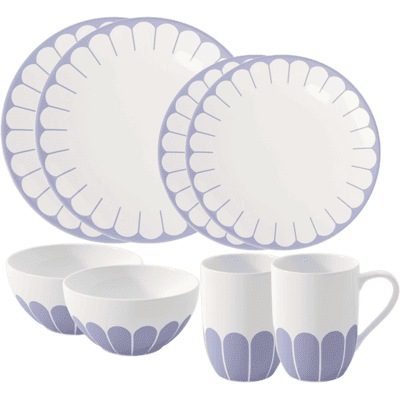 Villeroy & Boch Fleur Bleu Servisepakke 8 Deler Villeroy & Boch Fleur Bleu Servisepakke 8 Deler