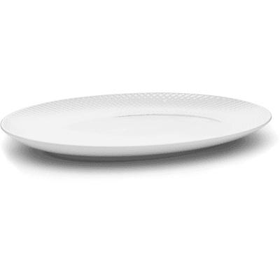 Lyngby Porcelæn Rhombe Serveringsfat Hvit Lyngby Porcelæn Rhombe Serveringsfat Hvit