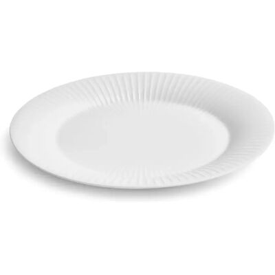Kähler Hammershøi Ovalt Serveringsfat Hvit 28 Cm Kähler Hammershøi Ovalt Serveringsfat Hvit 28 Cm