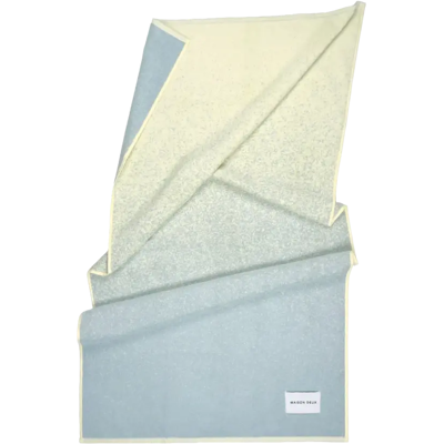 Maison Deux Gradient Håndhåndkle Blue Butter Yellow 50x100 Cm Maison Deux Gradient Håndhåndkle Blue Butter Yellow 50x100 Cm