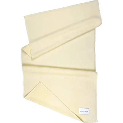 Maison Deux Solid Håndhåndkle Butter Yellow 50x100 Cm Maison Deux Solid Håndhåndkle Butter Yellow 50x100 Cm