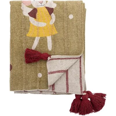 Bloomingville Peo Julepledd Bomull 130x160 Cm Bloomingville Peo Julepledd Bomull 130x160 Cm