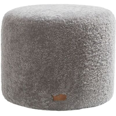Shepherd of Sweden Shepherd Frida Puff Rund 50x40 Grå B-Vare Shepherd of Sweden Shepherd Frida Puff Rund 50x40 Grå B-Vare