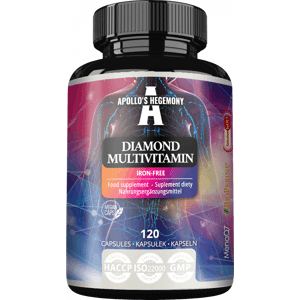 Apollo's Hegemony Diamond Multivitamin 37 Ingredienser Uten Jern Vegansk – 120 Kapsler Apollo's Hegemony Diamond Multivitamin 37 Ingredienser Uten Jern Vegansk – 120 Kapsler