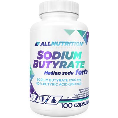 ALLNUTRITION Smørsyre Fra Natriumbutyrat 600 Mg – 100 Kapsler ALLNUTRITION Smørsyre Fra Natriumbutyrat 600 Mg – 100 Kapsler