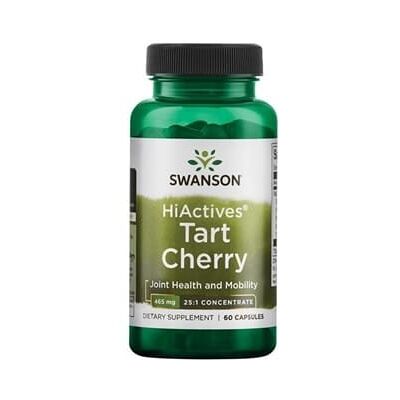 Swanson HiActives Surkirsebær - 465 mg - 60 Kapsler Swanson HiActives Surkirsebær - 465 mg - 60 Kapsler