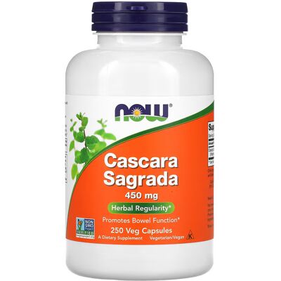 Now Foods Cascara Sagrada - Vegansk 450 mg - 250 Kapsler Now Foods Cascara Sagrada - Vegansk 450 mg - 250 Kapsler