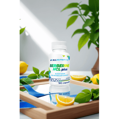 ALLNUTRITION Berberine Hcl Plus Blodsukker 7 Ingredienser – 90 Kapsler ALLNUTRITION Berberine Hcl Plus Blodsukker 7 Ingredienser – 90 Kapsler
