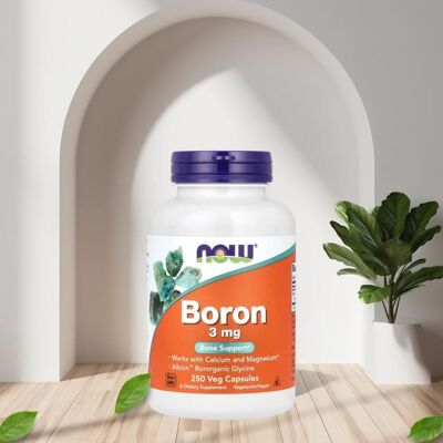 Now Foods Boron 3 mg - Støtter sunne bein - Kosttilskudd Now Foods Boron 3 mg - Støtter sunne bein - Kosttilskudd