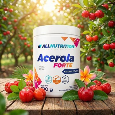 ALLNUTRITION Naturlig Vitamin C Acerola Pulver 250 Mg – 100 G ALLNUTRITION Naturlig Vitamin C Acerola Pulver 250 Mg – 100 G