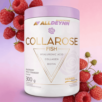 ALLNUTRITION Hydrolysert Marint Kollagen Pulver 300g (Fersken) ALLNUTRITION Hydrolysert Marint Kollagen Pulver 300g (Fersken)