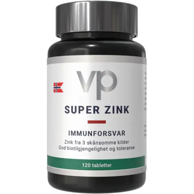 VP Super Zink – 120 Tabletter VP Super Zink – 120 Tabletter