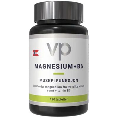 VP Magnesium + B6 - 120 Tabletter VP Magnesium + B6 - 120 Tabletter