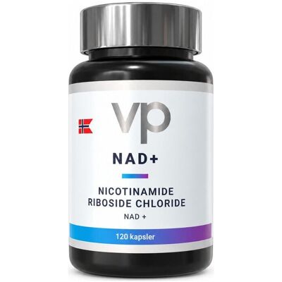 VP Nad+ Med Nikotinamidribosid - 120 Kapsler VP Nad+ Med Nikotinamidribosid - 120 Kapsler