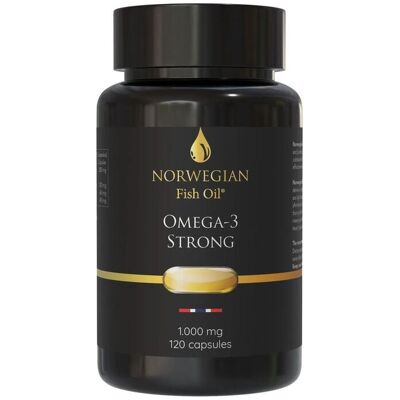 VP Norwegian Fish Oil Omega-3 Strong – 120 Kapsler VP Norwegian Fish Oil Omega-3 Strong – 120 Kapsler