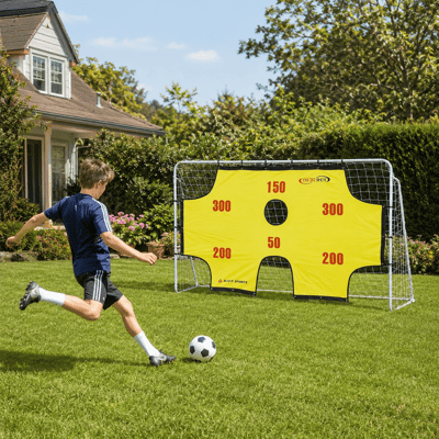 ISL Fotballmål Med Målvegg 290 X 165 Cm ISL Fotballmål Med Målvegg 290 X 165 Cm