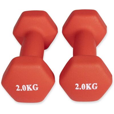 ASG Neopren 2.X 2 Kg Manualer / Håndvekter ASG Neopren 2.X 2 Kg Manualer / Håndvekter