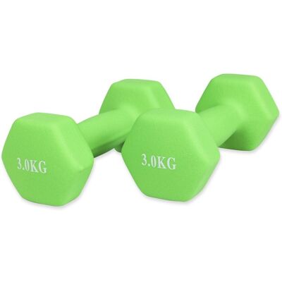 ASG Neopren 2.X 3 Kg Manualer / Håndvekter ASG Neopren 2.X 3 Kg Manualer / Håndvekter