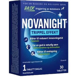 Novanight Modell - Søvntilskudd Novanight Modell - Søvntilskudd