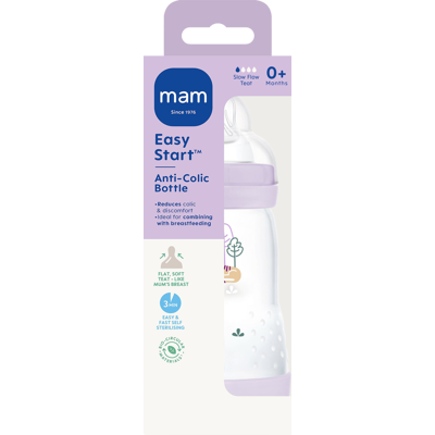 MAM Easy Start Anti-Colic Bottle - Babyflaske MAM Easy Start Anti-Colic Bottle - Babyflaske
