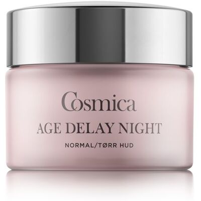 Cosmica Age Delay Night Cream Normal Og Tørr Hud 50 Ml Cosmica Age Delay Night Cream Normal Og Tørr Hud 50 Ml