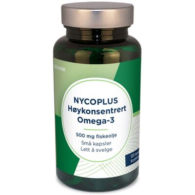 Nycoplus Omega-3 Høy Konsentrasjon - Kosttilskudd Nycoplus Omega-3 Høy Konsentrasjon - Kosttilskudd