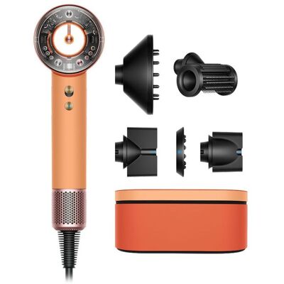 Dyson Supersonic Nural™ hårføner – Straight+Wavy (Ceramic apricot/Topaz) Dyson Supersonic Nural™ hårføner – Straight+Wavy (Ceramic apricot/Topaz)
