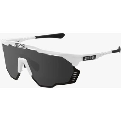 Scicon Aeroshade Kunken sykkelbriller hvid/multimirror silver Scicon Aeroshade Kunken sykkelbriller hvid/multimirror silver