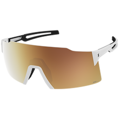 Scott Stride LS sykkelbriller hvit/AMP LS Gold Chrome Scott Stride LS sykkelbriller hvit/AMP LS Gold Chrome