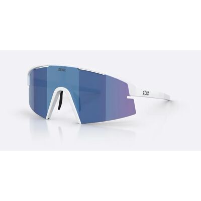Bliz P006 X-Large sykkelbriller matt hvit/smoke/blue multi Bliz P006 X-Large sykkelbriller matt hvit/smoke/blue multi