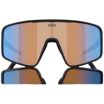 Bliz P001 XL (42) sykkelbriller coral/orange mirror blue lens matte black Bliz P001 XL (42) sykkelbriller coral/orange mirror blue lens matte black